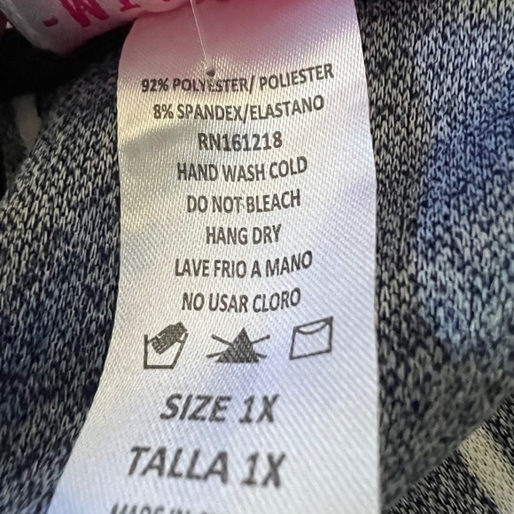 Mia Rose | Juniors Striped Jumpsuit | Navy White - NWT - Picture 7 of 7